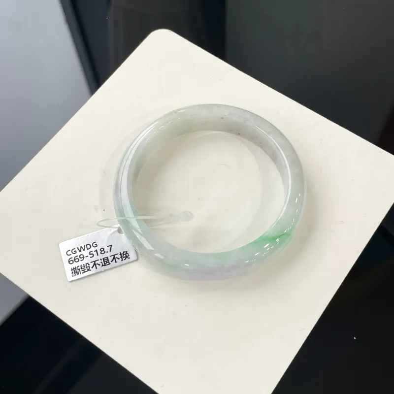 Cui Hengxiang Glutinous Jade Jadeite Bangles Women's-2