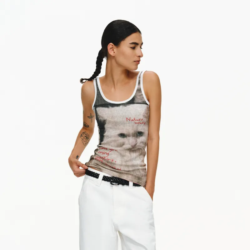 Atry Tank Tops Women's White-2