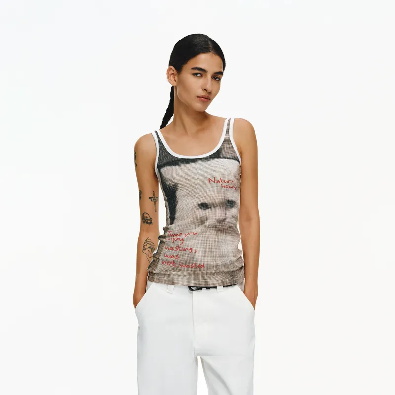 Atry Tank Tops Women's White-3