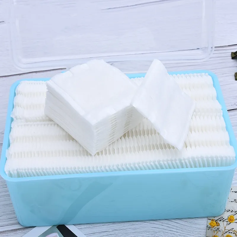 XIHUALUO Disposable Box Included Makeup Remover Cotton Skin-Friendly Non-Linting-1