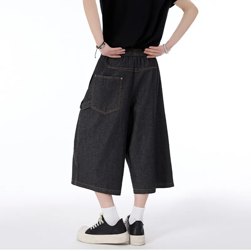SOLIDITY Denim Shorts Unisex-3