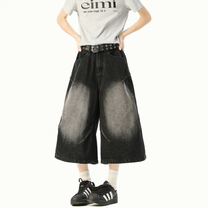 SOLIDITY Denim Shorts Unisex-4