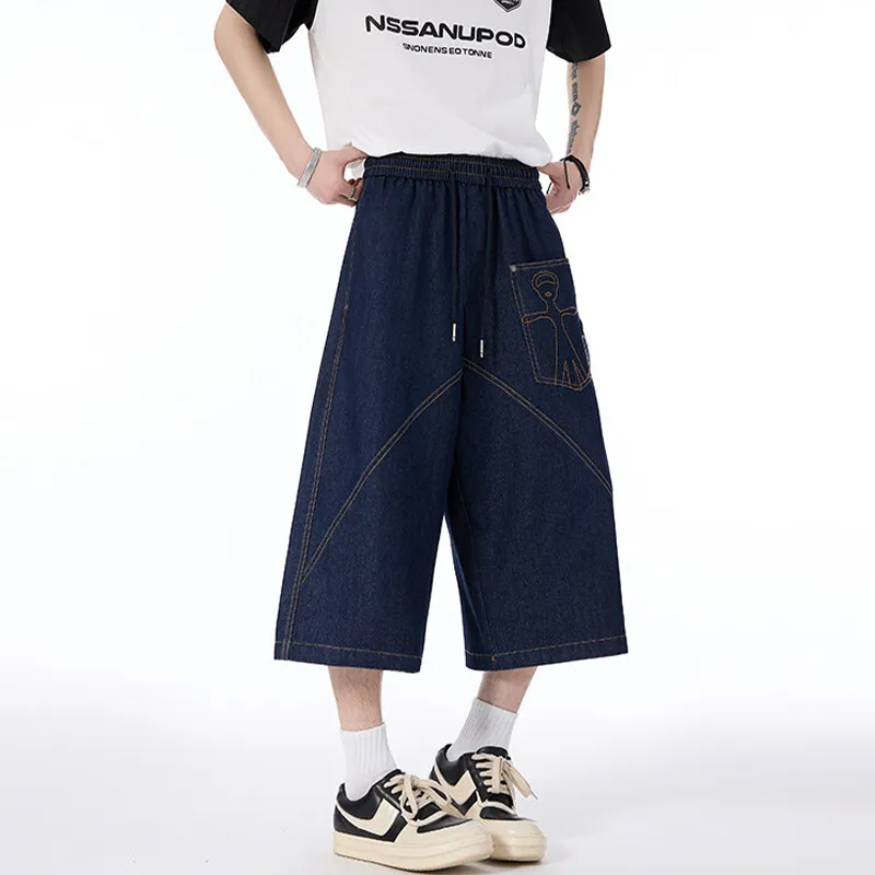 SOLIDITY Denim Shorts Unisex-6