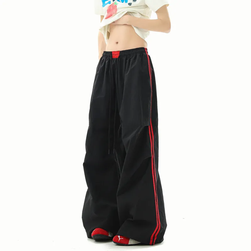SOLIDITY Casual Pants Unisex Black-4
