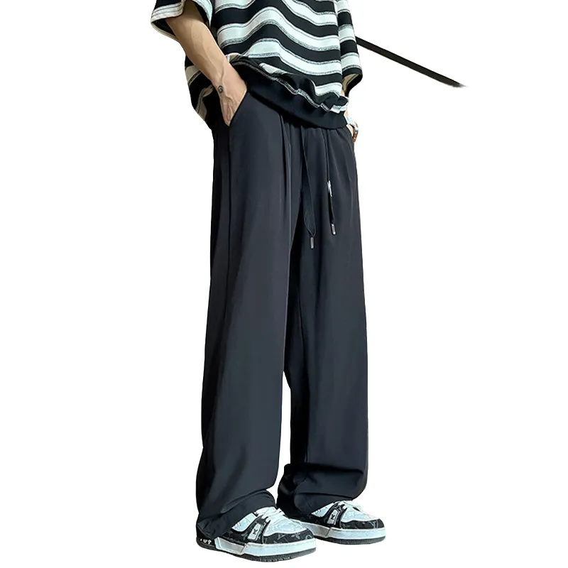 SOLIDITY Casual Pants Unisex Black-1