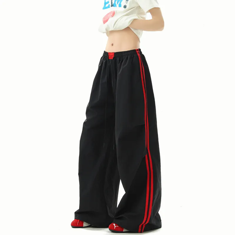 SOLIDITY Casual Pants Unisex Black-1