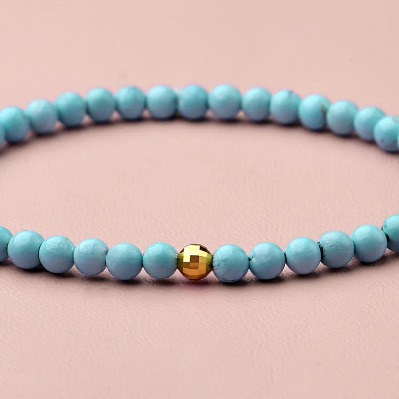 QIAOWUQIAONV Turquoise Bracelets Women's-6