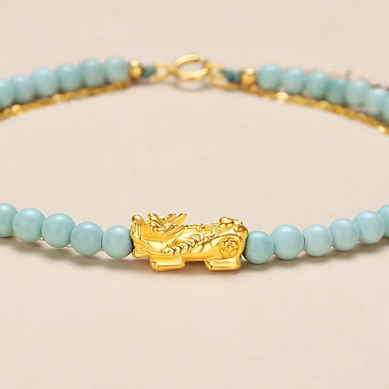 QIAOWUQIAONV Turquoise Bracelets Women's-3