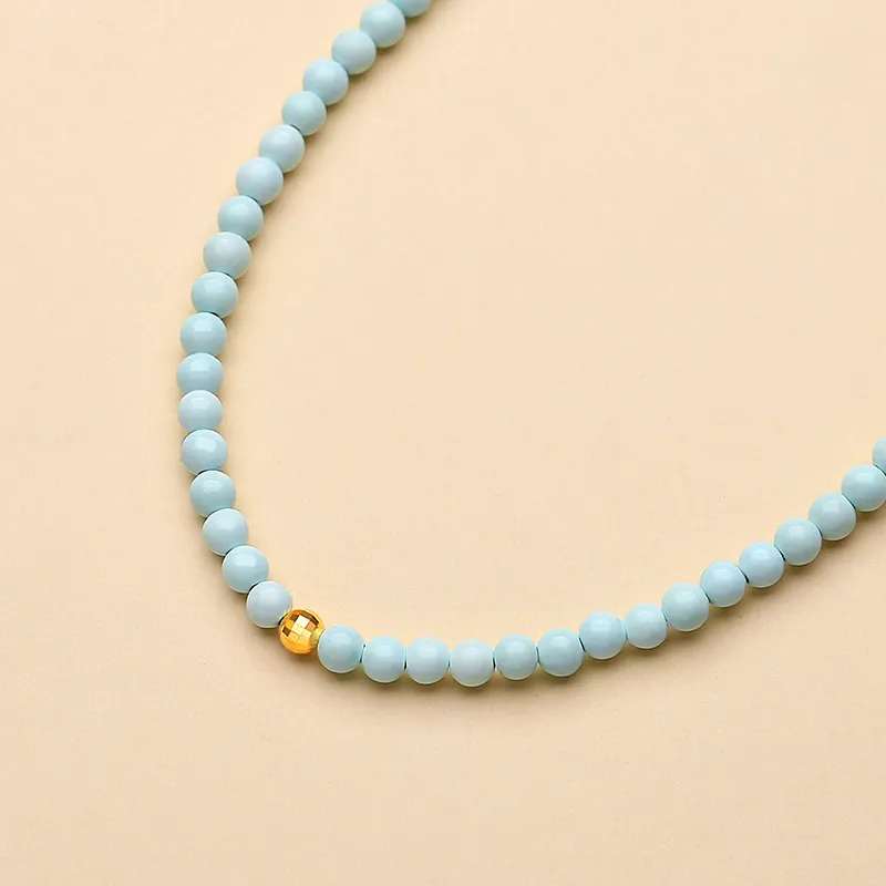QIAOWUQIAONV Turquoise Necklaces Women's-2