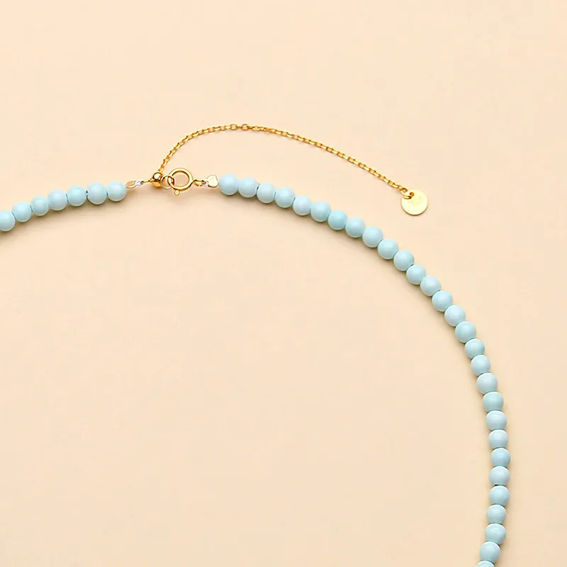 QIAOWUQIAONV Turquoise Necklaces Women's-3