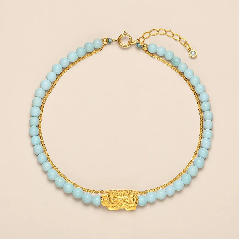 QIAOWUQIAONV Turquoise Bracelets Women's-1