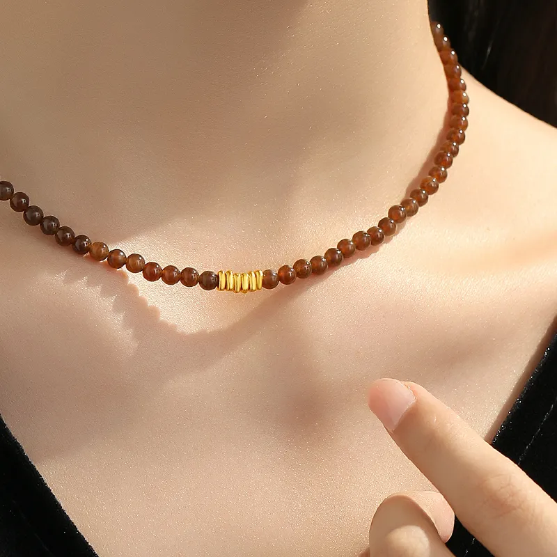 QIAOWUQIAONV Hetian Jade Necklaces Sugar Jade Women's-2