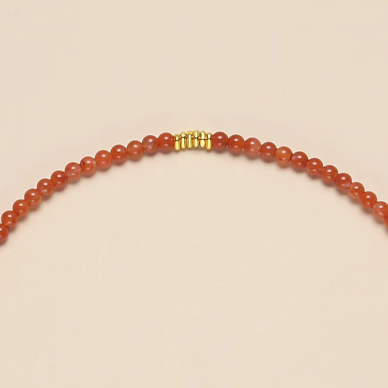 QIAOWUQIAONV Southern Red Agate Necklaces Women's-5