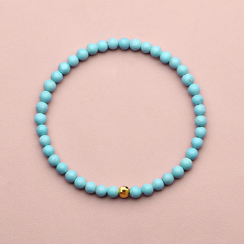 QIAOWUQIAONV Turquoise Bracelets Women's-2