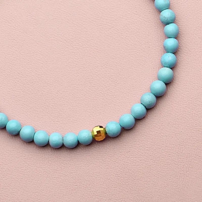 QIAOWUQIAONV Turquoise Bracelets Women's-5