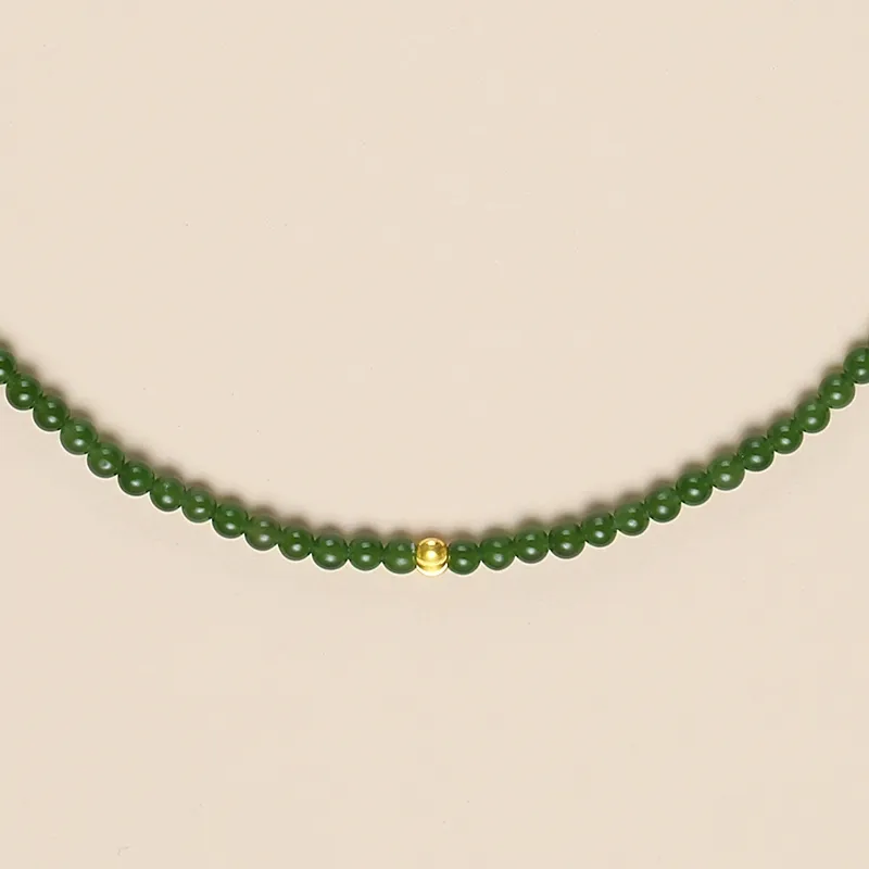 QIAOWUQIAONV Necklaces Jasper Women's-3