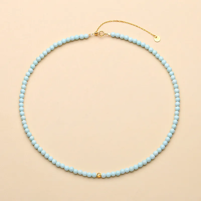 QIAOWUQIAONV Turquoise Necklaces Women's-1