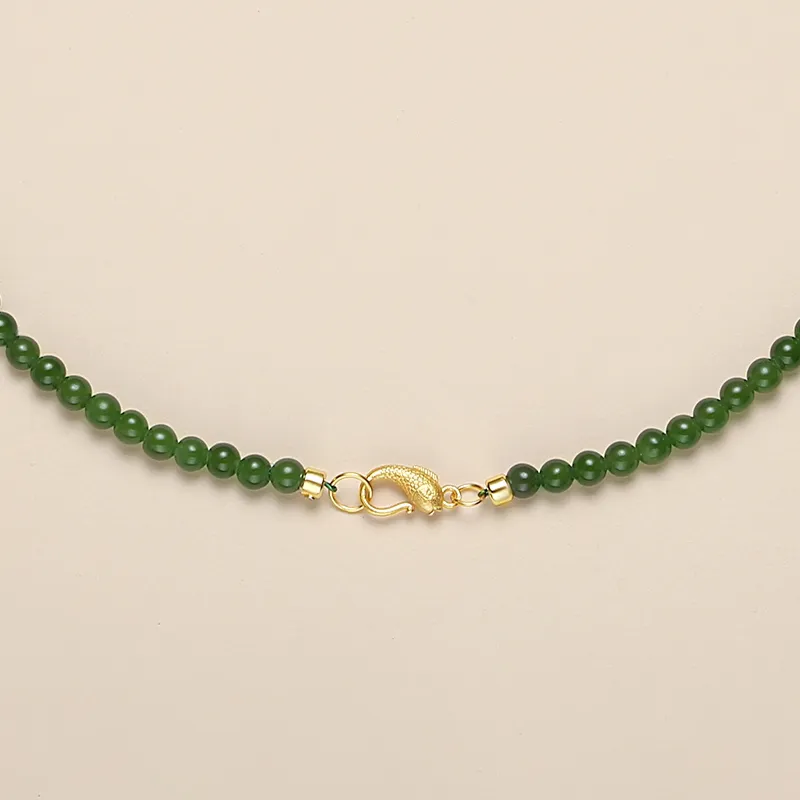 QIAOWUQIAONV Necklaces Jasper Women's-4
