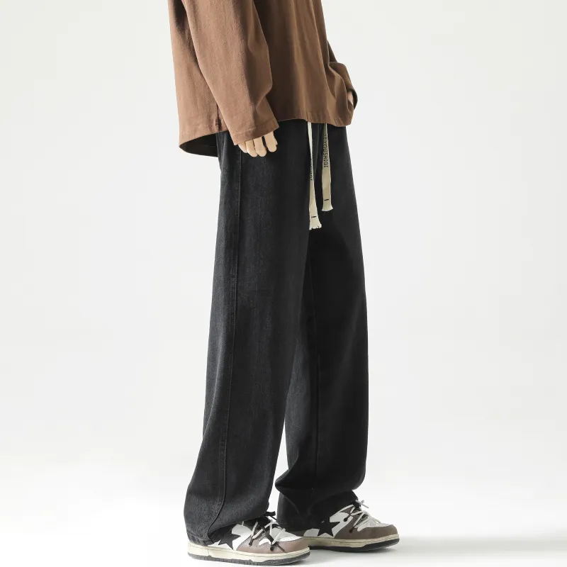 YOUSHIQI Jeans Unisex Light Blue-9