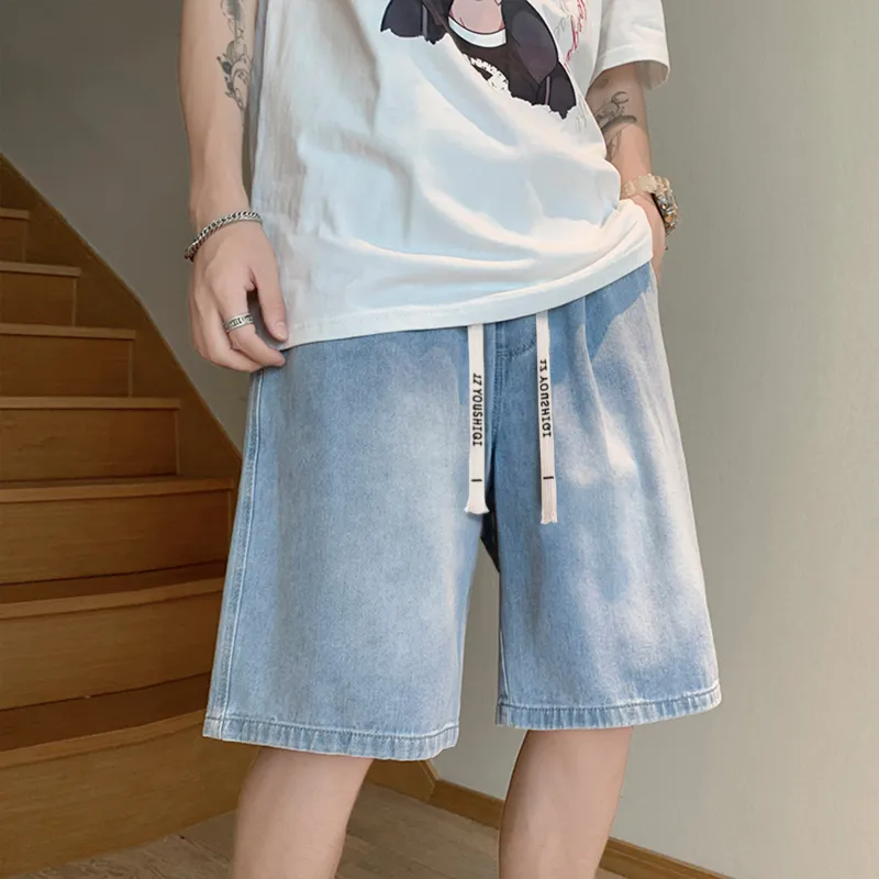 YOUSHIQI Denim Shorts Unisex-2