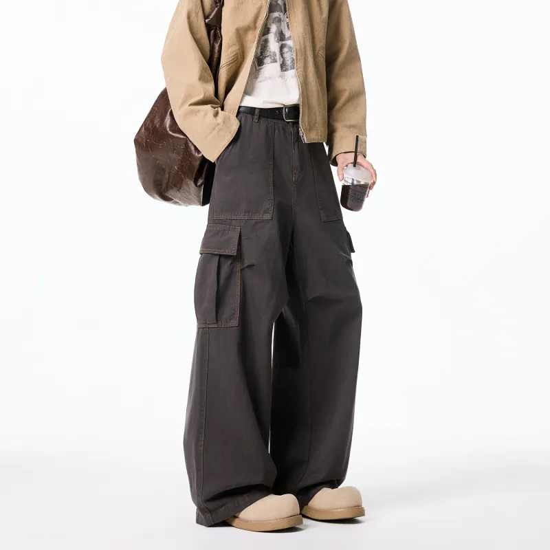YOUSHIQI Jeans Unisex Dark Gray-3