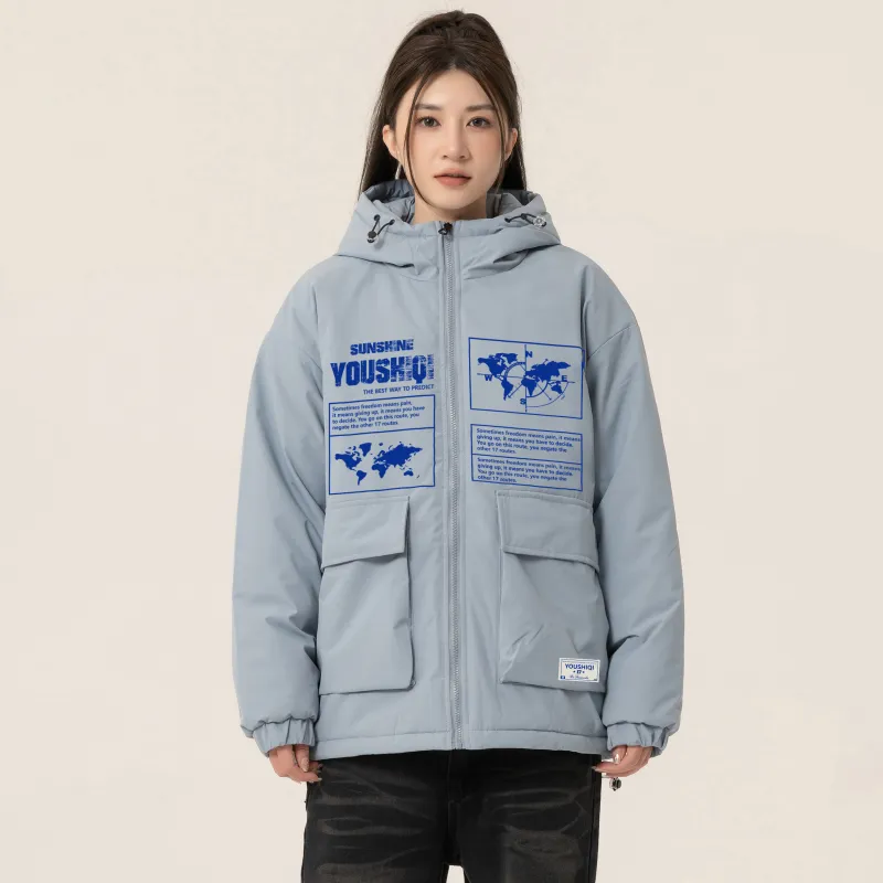 YOUSHIQI Puffer Jackets Unisex-11
