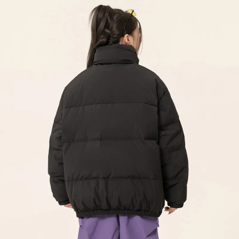 YOUSHIQI Monogram Print Unisex Down Jacket-12