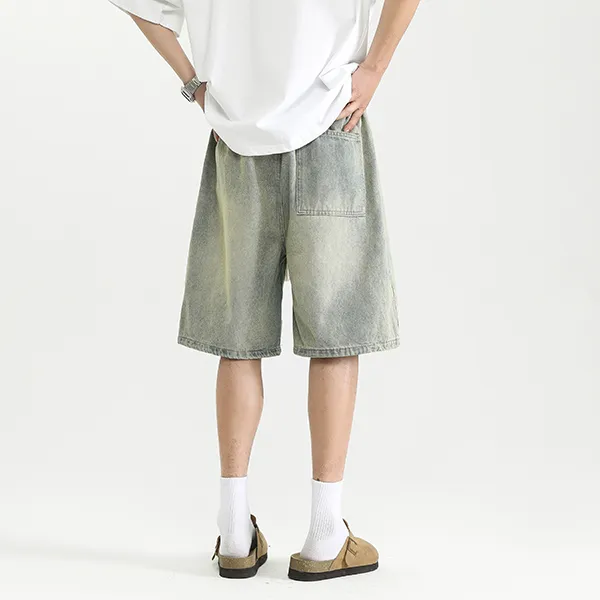 YOUSHIQI Denim Shorts Unisex-8