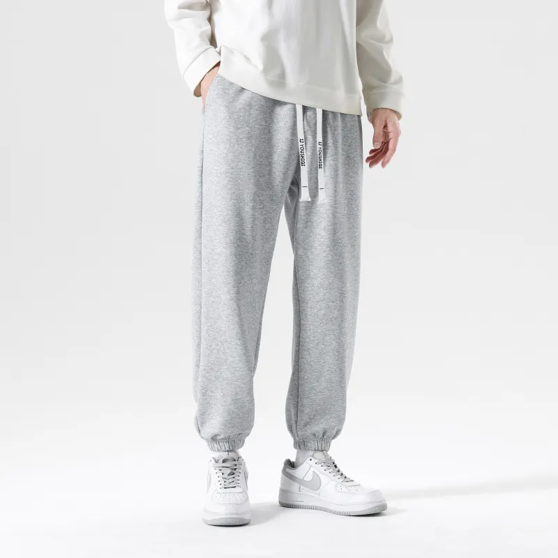 YOUSHIQI Casual Pants Unisex Gray-2