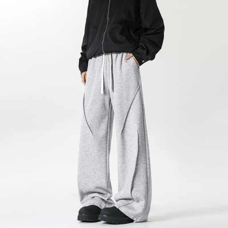 YOUSHIQI Casual Pants Unisex Black-14