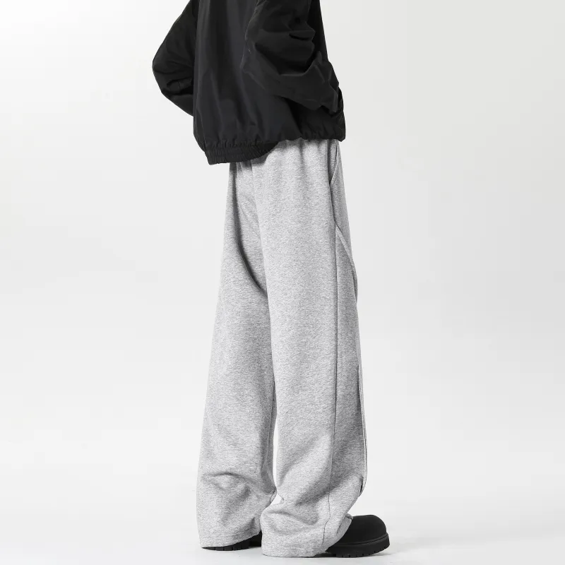 YOUSHIQI Casual Pants Unisex Black-16