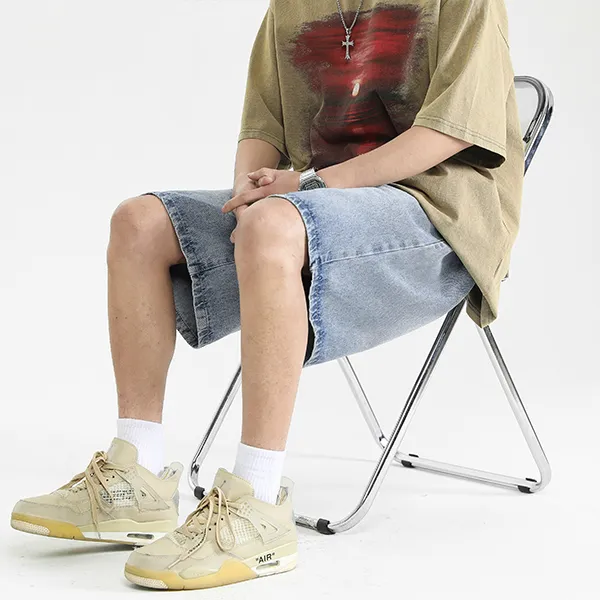 YOUSHIQI Denim Shorts Unisex-19