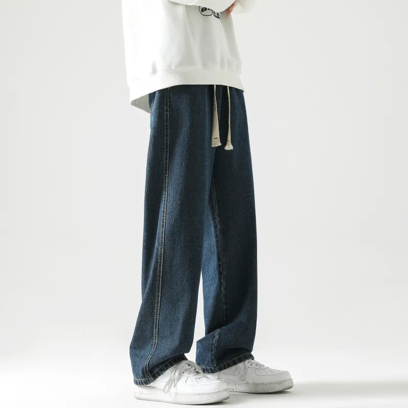 YOUSHIQI Jeans Unisex Light Blue-20