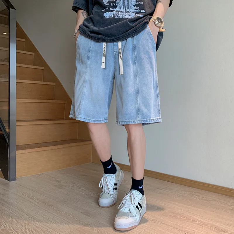 YOUSHIQI Denim Shorts Unisex-3