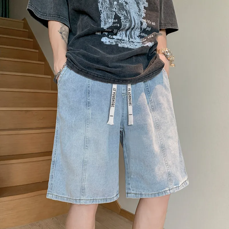 YOUSHIQI Denim Shorts Unisex-4