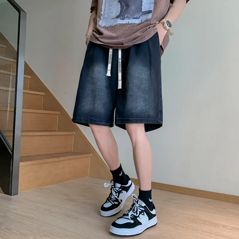 YOUSHIQI Denim Shorts Unisex-6
