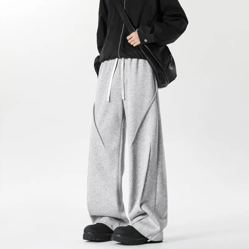 YOUSHIQI Casual Pants Unisex Black-17