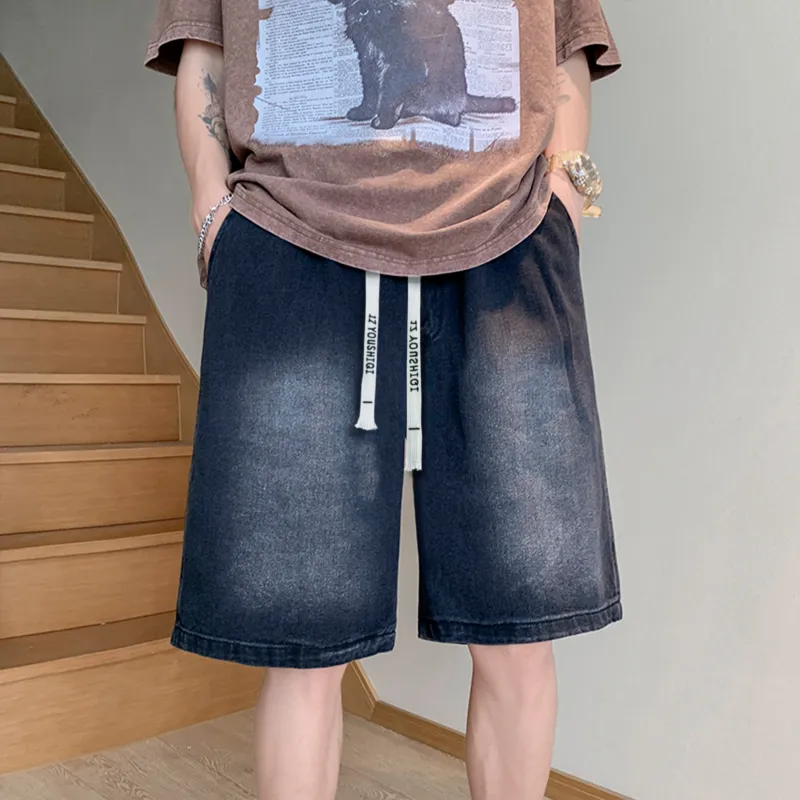 YOUSHIQI Denim Shorts Unisex-8