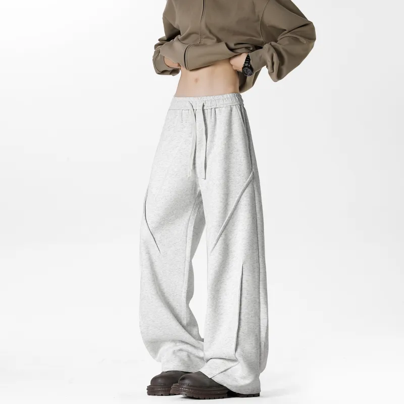 YOUSHIQI Casual Pants Unisex Black-11