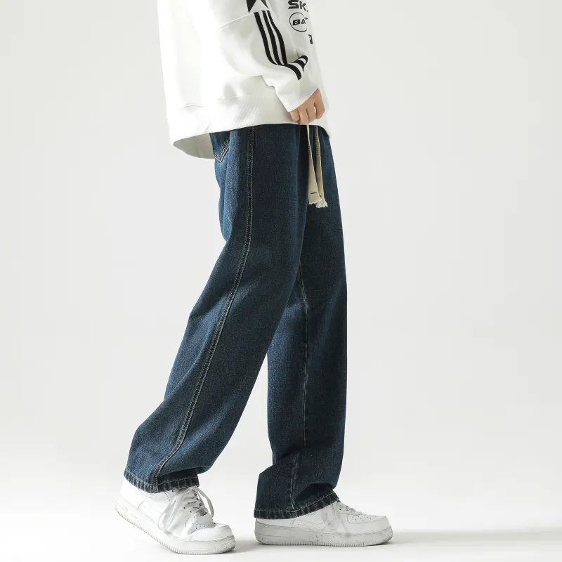 YOUSHIQI Jeans Unisex Light Blue-19