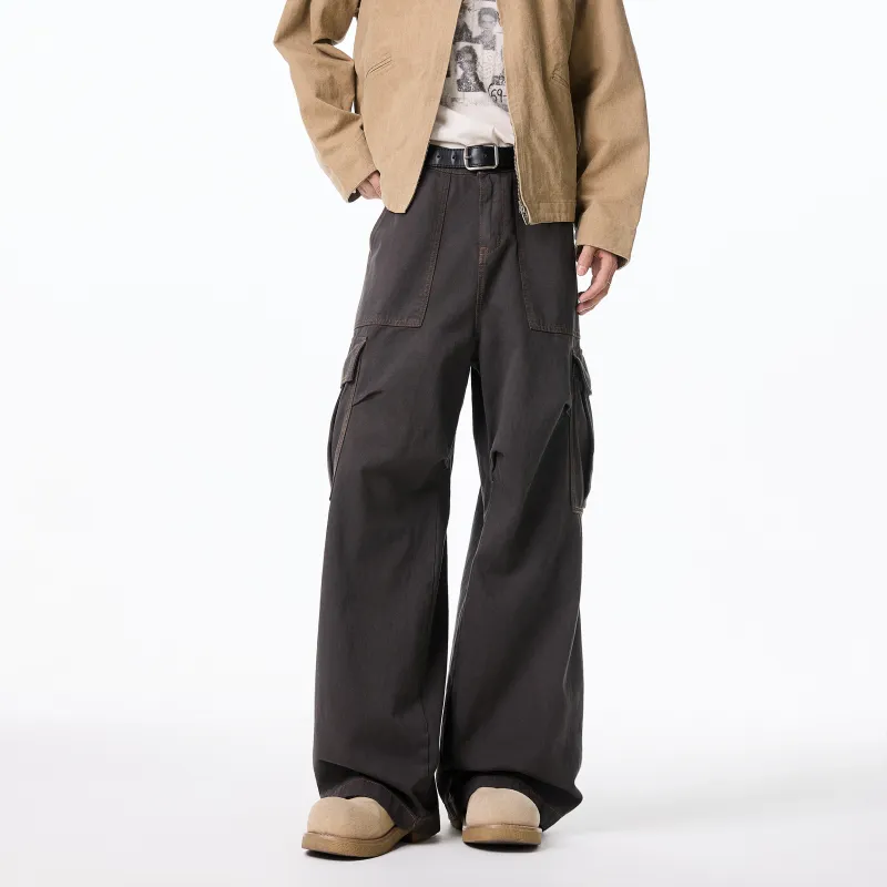 YOUSHIQI Jeans Unisex Dark Gray-2
