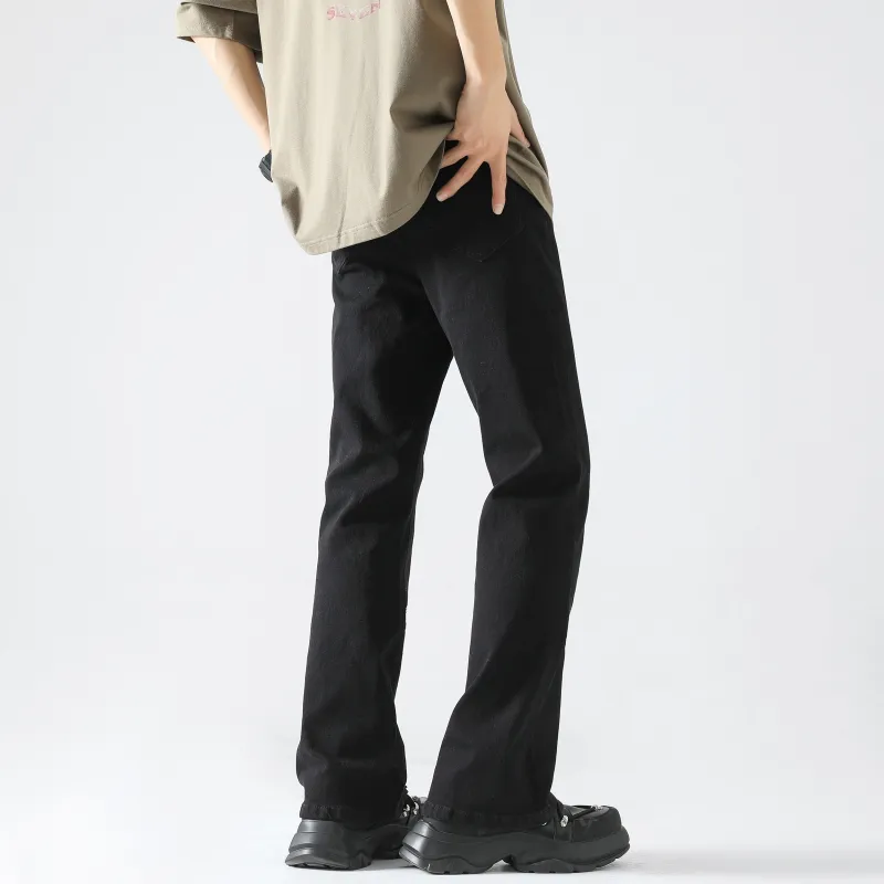 YOUSHIQI Jeans Unisex Black-4