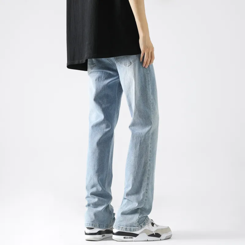 YOUSHIQI Jeans Unisex Yellow Mud-9