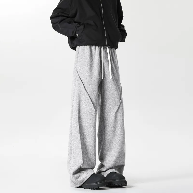 YOUSHIQI Casual Pants Unisex Black-15