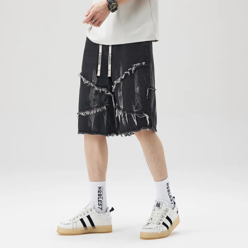 YOUSHIQI Denim Shorts Unisex-4