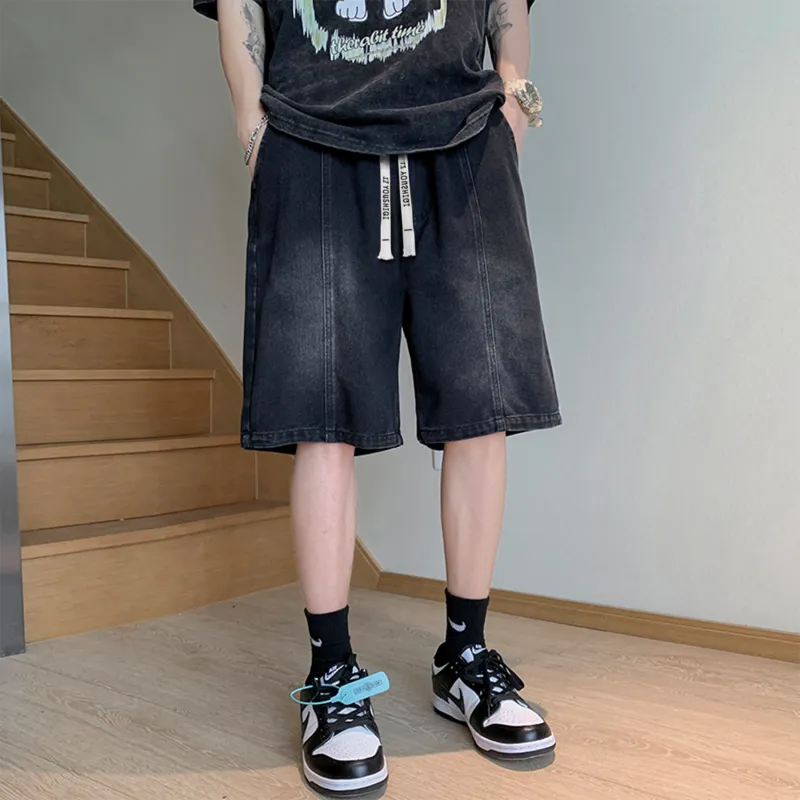 YOUSHIQI Denim Shorts Unisex-9