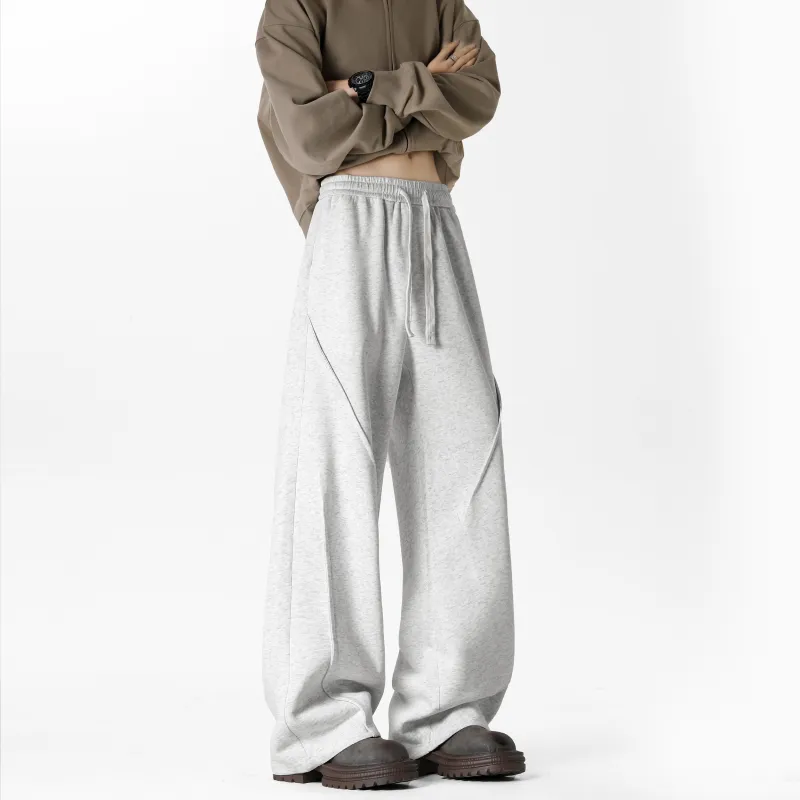 YOUSHIQI Casual Pants Unisex Black-8