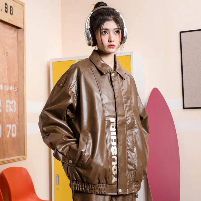 YOUSHIQI Leather Jackets Unisex-17