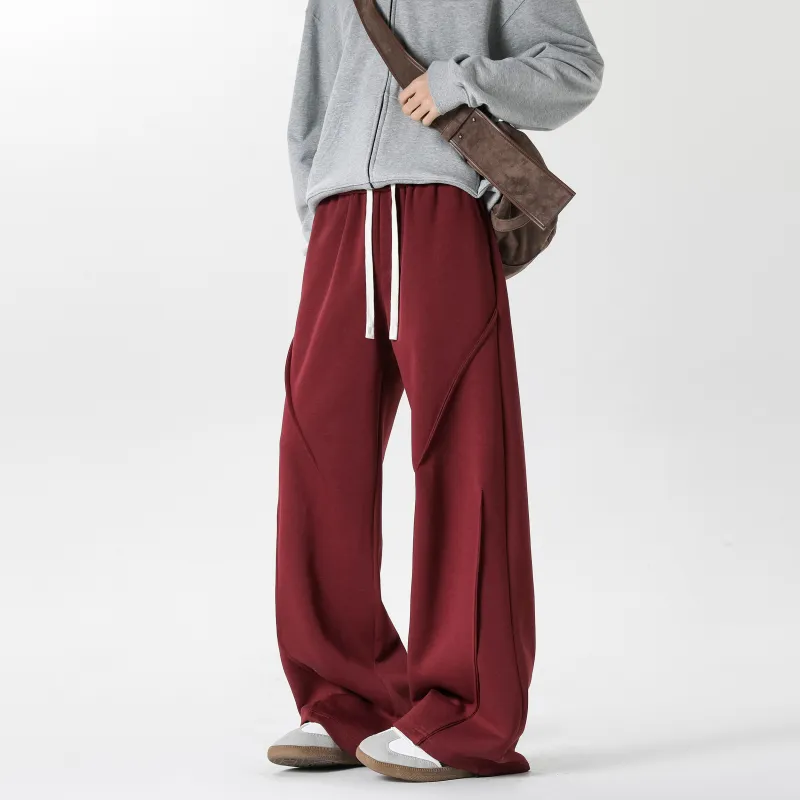 YOUSHIQI Casual Pants Unisex Black-20