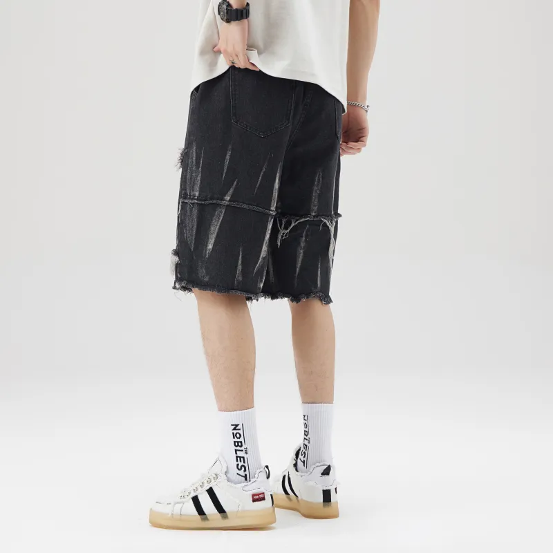 YOUSHIQI Denim Shorts Unisex-6
